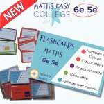 Illustration de la formation Les flashcards MATHS EASY COLLEGE : 6e 5e