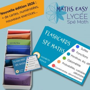 Illustration de Les flashcards MATHS EASY LYCEE